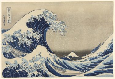 「富嶽三十六景」系列當中的「神奈川衝浪裏」